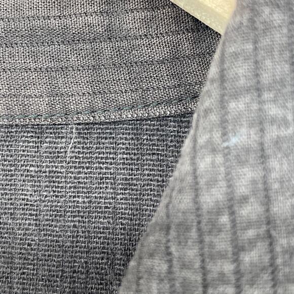 EILEEN FISHER Jacket S Cotton Ribbed Textured Canvas Full Zip Brown USA VTG - Picture 6 of 14